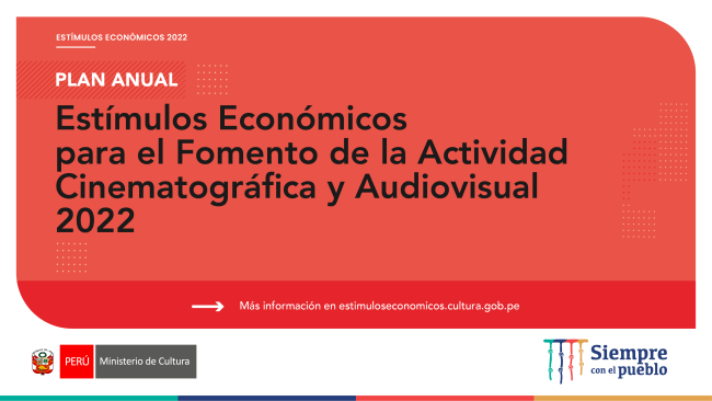 Plan Anual para el Fomento de la Actividad Cinematográfica y Audiovisual para el año 2022