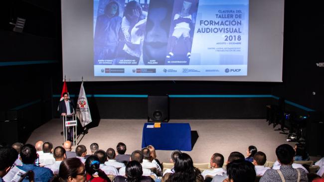 Presentan cortometrajes realizados por adolescentes del Centro Juvenil de Diagnóstico y Rehabilitación de Lima en el Ministerio de Cultura