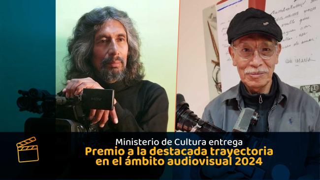 Ministerio de Cultura entrega Premio a la Destacada Trayectoria en el Ámbito Audiovisual 2024 a cineastas peruanos