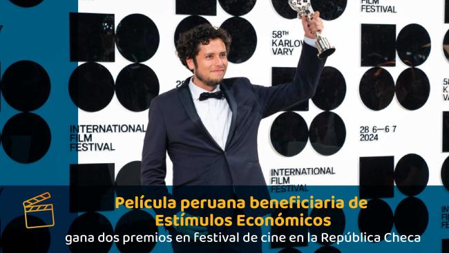 Película peruana beneficiaria de Estímulos Económicos gana dos premios en festival de cine en la República Checa