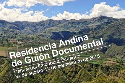 Convocatoria abierta para la Primera Residencia Andina de Guión Documental (Ecuador)