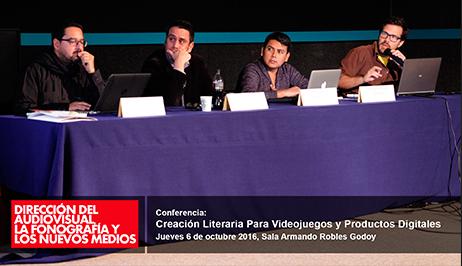 Exitosa realización de la conferencia “Creación Literaria para Videojuegos y Productos digitales”