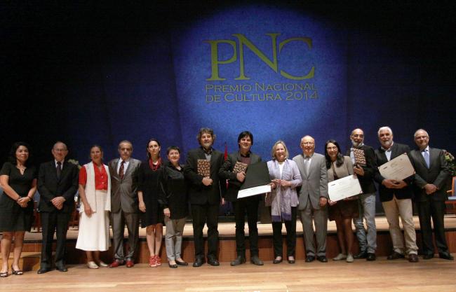 Ministerio de Cultura reconoció a ganadores del Premio Nacional de Cultura 2014