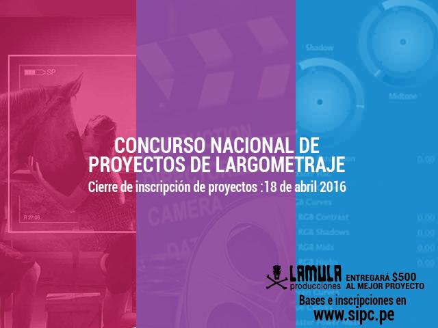 Concurso de proyectos de largometraje en el marco del SIPC 2016