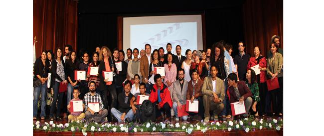 Reconocimiento a ganadores de los Concursos de proyectos y obras cinematográficas 2014