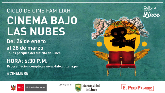 Cinema Bajo las Nubes - Ciclo de Cine Familiar en Lince