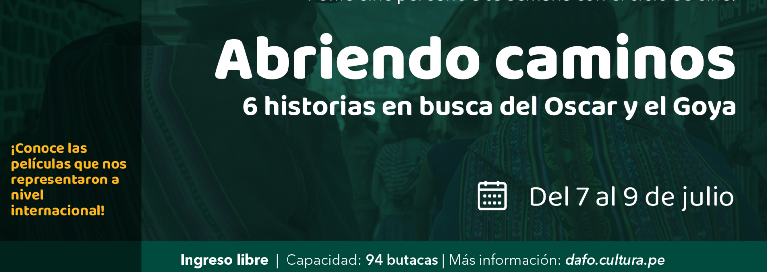 CIclo de cine "Abriendo Caminos. 6 historias en busca del Oscar y el Goya"