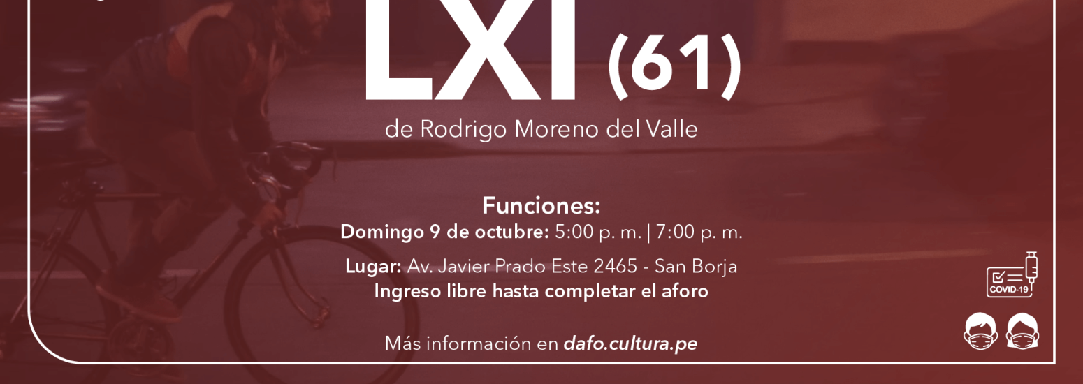 LXI (61) en la sala Armando Robles Godoy