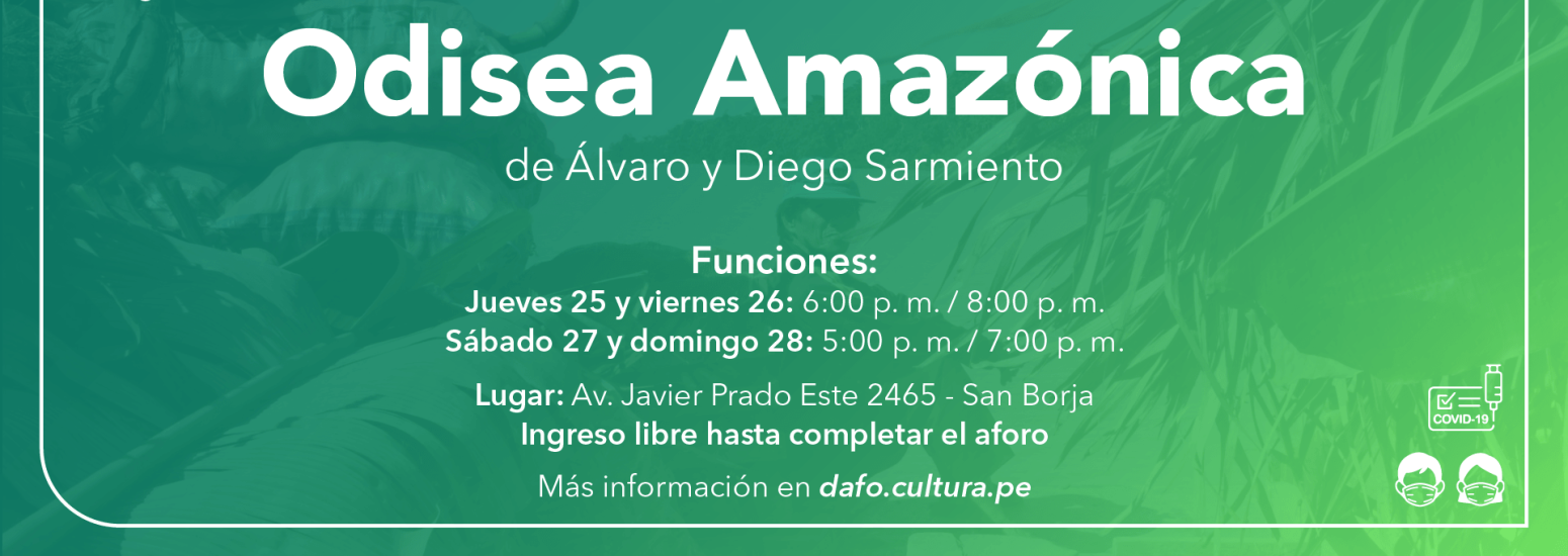 Odisea Amazónica en la sala Armando Robles Godoy