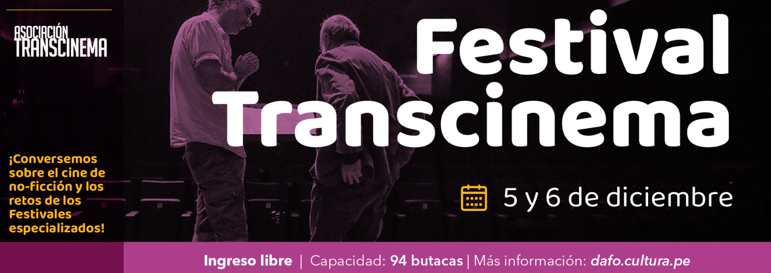 Proyecciones del Festival Transcinema en la sala Armando Robles Godoy