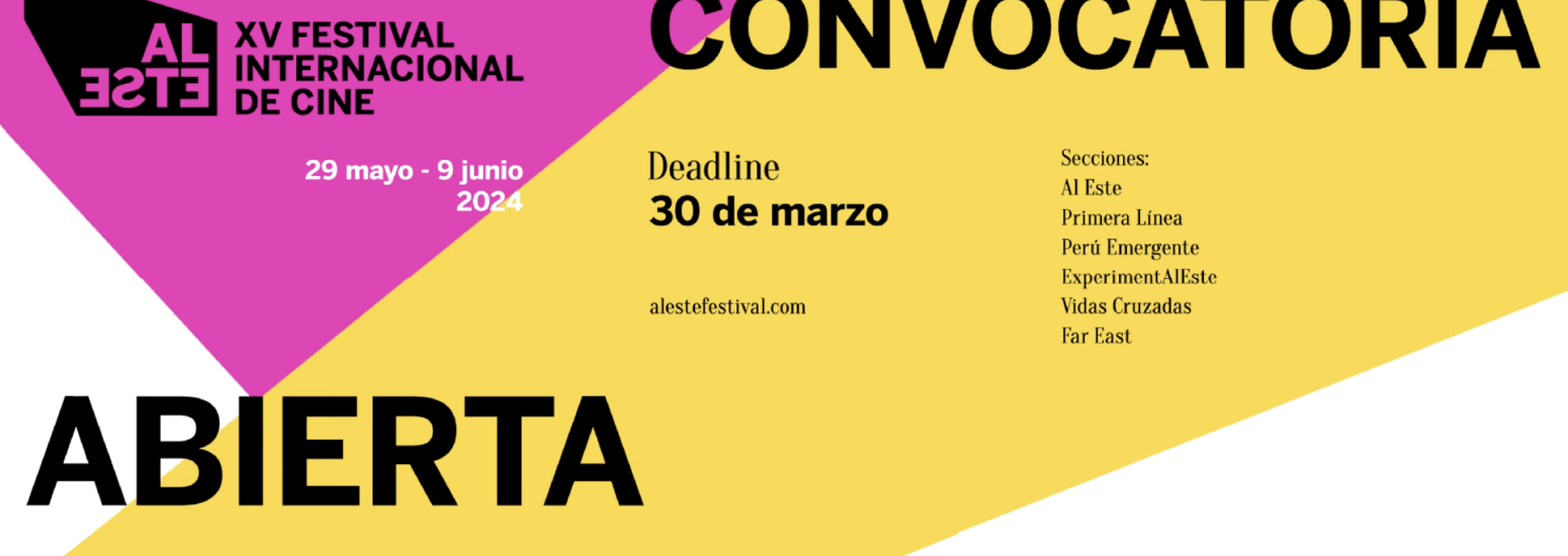Convocatoria del Festival de Cine Al Este 2024