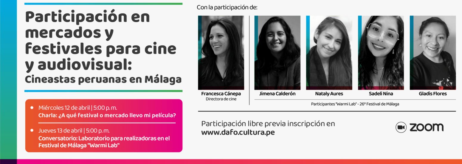 Encuentro formativo: Participación en mercados y festivales para cine y audiovisual