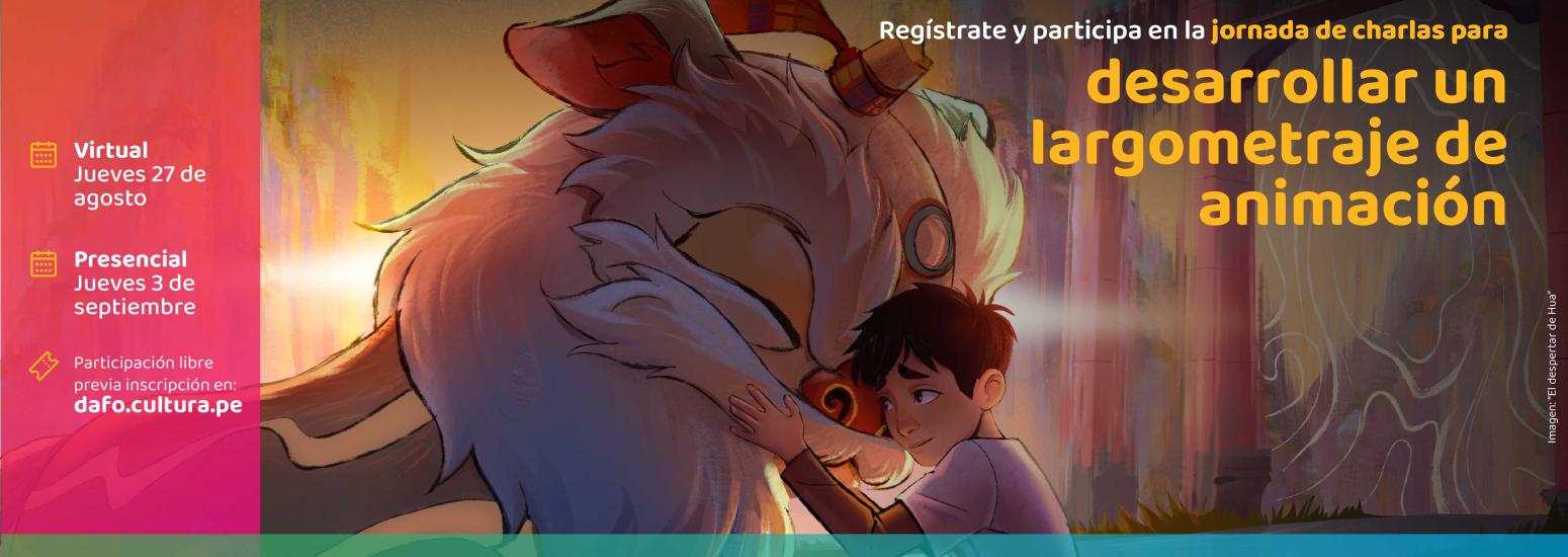 Regístrate y participa en las jornadas para aprender a desarrollar un largometraje animado