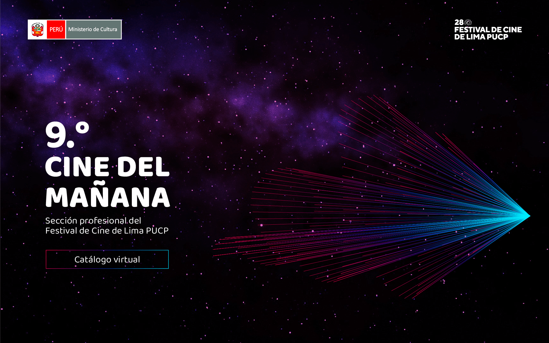 Portadad del catálogo del Cine del Mañana 2024