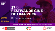 27 Festival de CIne de Lima PUCP en la sala Armando Robles Godoy