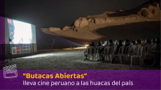 Proyección de “El Viaje de Javier Heraud” en el sitio Arqueológico “El Huarco”