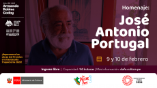 Homenaje a José Antonio Portugal en la sala Armando Robles Godoy