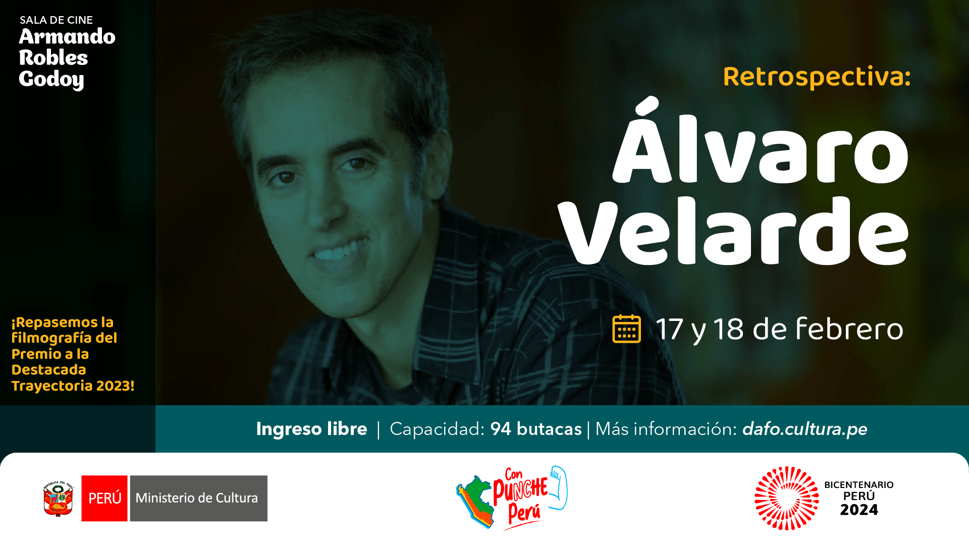 "Restrospectiva: Álvaro Velarde" en la sala Armando Robles Godoy