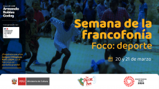 Semana de la Francofonía en la sala Armando Robles Godoy