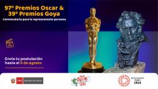 Convocatoria para las representantes peruanas en los premios Oscar y Goya 2025